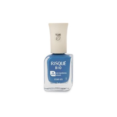 Esmalte Risqué Bio Cremoso Oceano Azul 9ml - VENCIMENTO SETEMBRO 2025