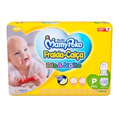 Fralda Calça Mamypoko Dia&Noite Jumbo P 46 Unidades