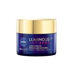 Creme Facial Nivea Luminuos Complexo De Reparação Noturna Luminous 630 50ml