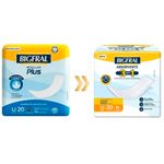 122444-02-Absorvente-para-Incontinencia-Urinaria-Bigfral-Regular-Plus-Unico-Pacote-20-Unidades