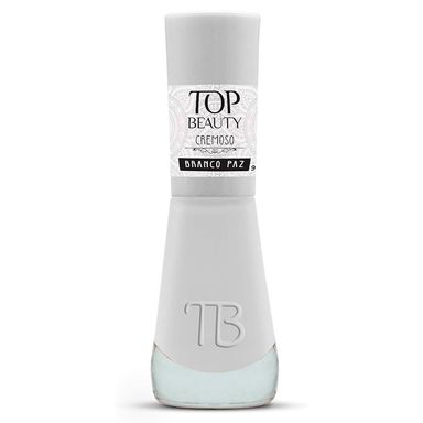 Esmalte Top Beauty Premium Branco Paz