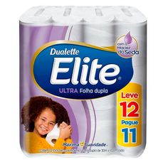 Papel Higiênico Folha Dupla Elite 30m Leve 12 Pague 11