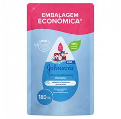 Shampoo Infantil Johnson Baby Refil Cheirinho Prolongado 180ml
