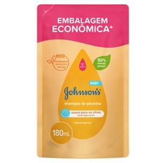 Shampoo Infantil Johnson's Baby Refil Tradicional 180ml