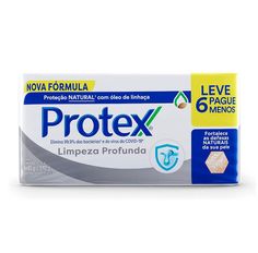 Sabonete Em Barra Protex Limpeza Profunda Original 85g Leve 6 Pague Menos