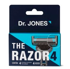 Aparelho De Barbear Dr.Jones Razor Com 4 Unidades