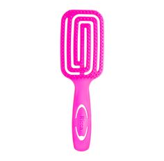 Escova De Cabelo Ricca Flex Wet & Dry Rosa Ref-812