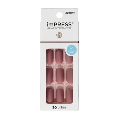 Unhas Postiças Autocolantes Kiss New York Impress Matte Média Secret