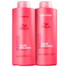 Kit Shampoo + Condicionador Wella Invigo Color Brilliance 1L