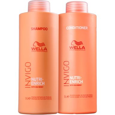 Kit Shampoo e Condicionador Wella Invigo Nutri Enrich 1L