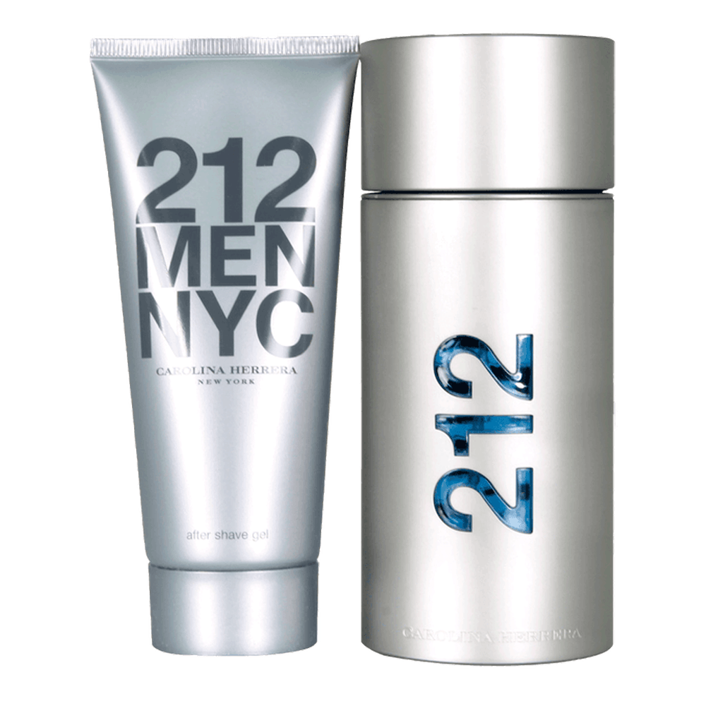 Kit Carolina Herrera 212 Men - Eau de Toilette 100ml + Gel Pós Barba 100ml
