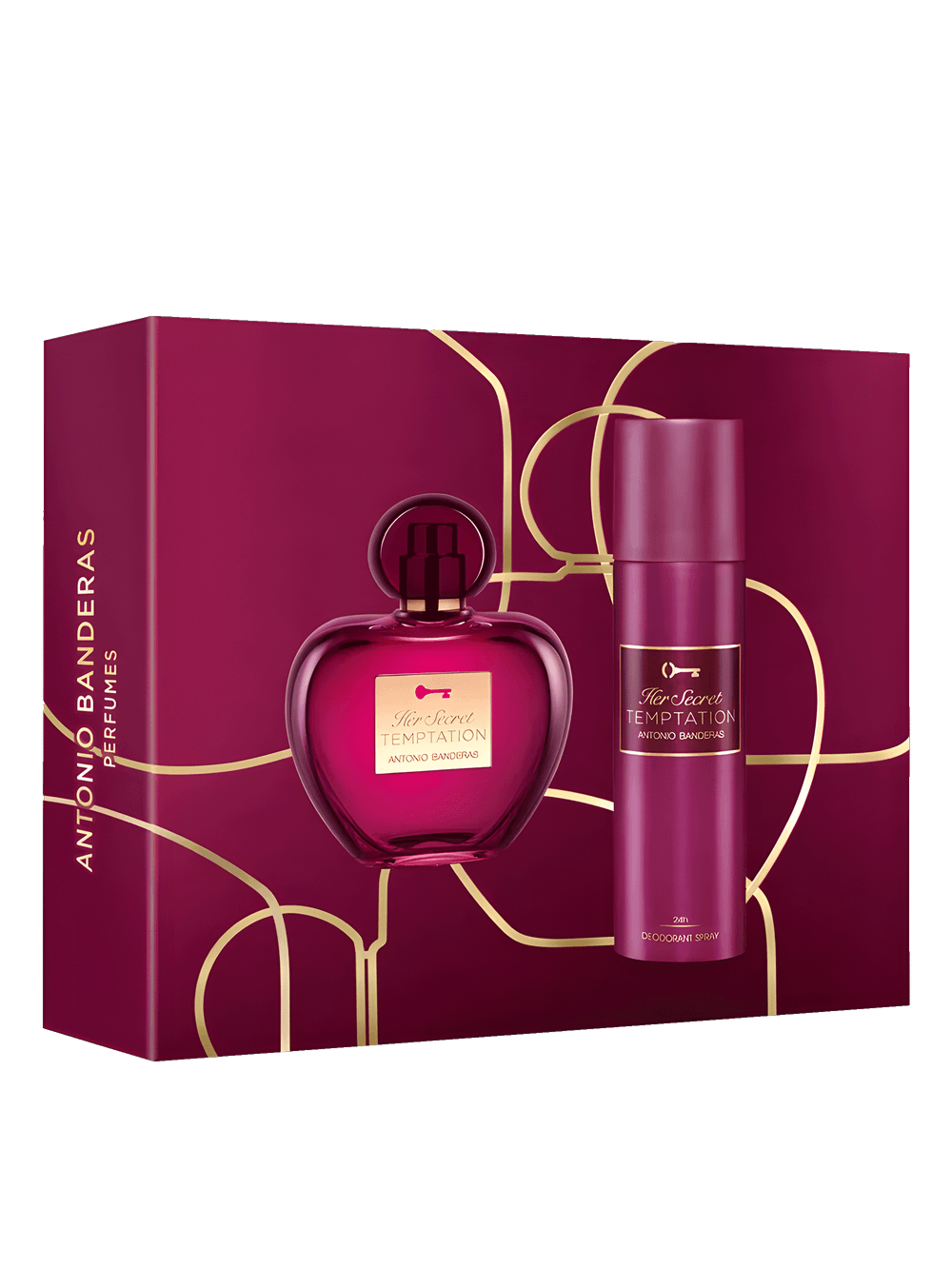 Banderas Kit Her Secret Temptation Feminino - Eau de Toilette 80ml + Desodorante 150ml