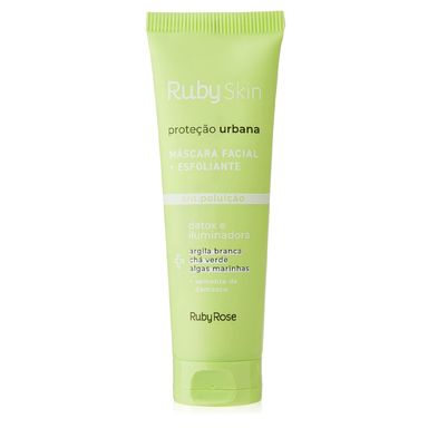 Máscara Facial Rubyrose Proteção Urbana Esfoliante