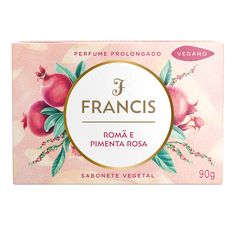 Sabonete Em Barra Francis Romã E Pimenta Rosa 90g
