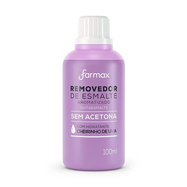 Removedor Esmalte Farmax Sem Acetona Uva 100ml