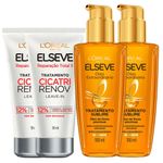 2022101855-Kit-Elseve-Leave-In-50ml-2-Unidades---Oleo-Capilar-100ml-2-Unidades