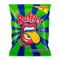 Batata Elma Chips Ruffles Cebola E Salsa 32g