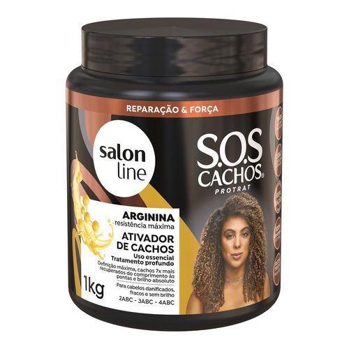 Ativador De Cachos Salon Line S.O.S Reconstrução 1Kg