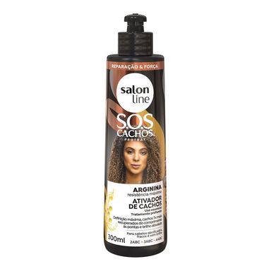 Ativador De Cachos Salon Line S.O.S Reconstrução Arginina 300ml