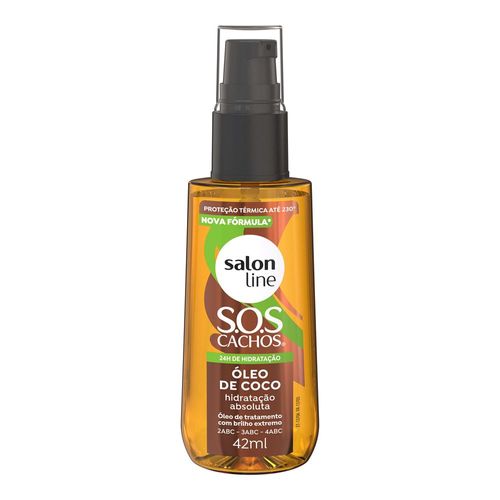 Óleo Capilar Salon Line Sos Cachos Óleo De Coco 42ml