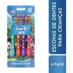 812702-2-Escova-Dental-Infantil-Oral-B-Kids-Mickey-4-Unidades