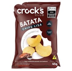 Batata Crocks Club Picanha Com Barbecue 45g