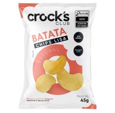 Batata Crocks Club Natural 45g