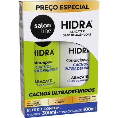 Kit Shampoo e Condicionador Salon Line Hidra Cachos Ultra Definidos 300ml