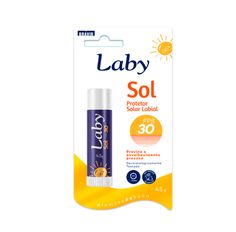 Protetor Solar Labial Laby FPS 30 Stick Sabor Morango