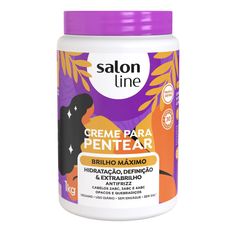 Creme Para Pentear Salon Line Brilho Máximo 1kg