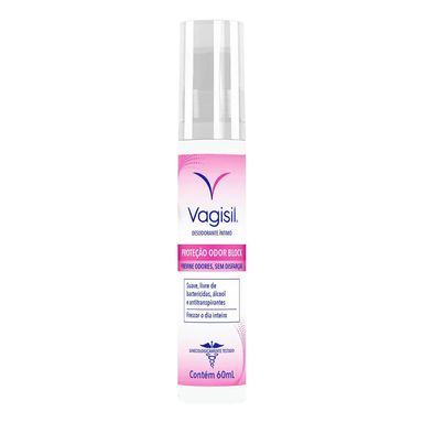 Desodorante Spray Íntimo Vagisil Odor Block 60ml