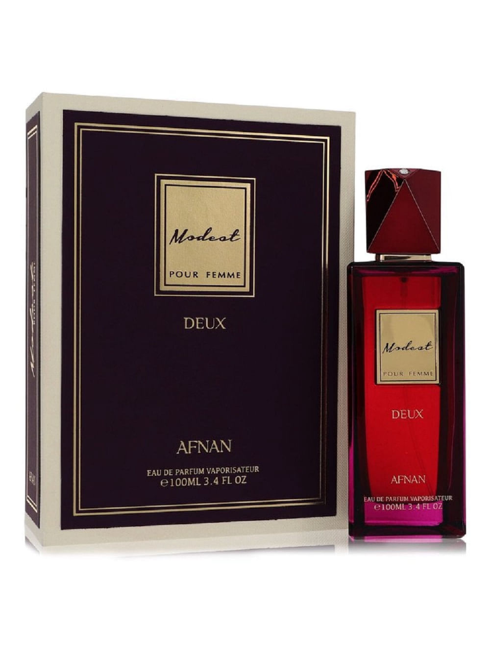 Modest Deux Pour Femme Afnan Eau De Parfum Feminino 100ml