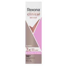 Desodorante Antitranspirante Aerosol Rexona Clinical Classic 91g