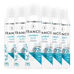 2022104079-06-Kit-Desodorante-Aerossol-Francis-Comfort-Algodao-150ml---6-Unidades