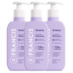 2022104096-01-Kit-Locao-Hidratante-Francis-Ameixa-200ml---3-Unidades