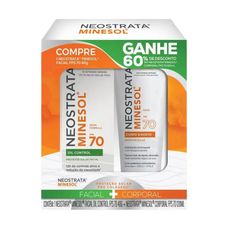 Kit Neostrata Minesol Protetor Solar Facial FPS 70 40g + Corporal FPS 70 120ml