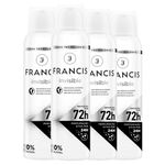 2022104107--01-Kit-Desodorante-Aerossol-Francis-Invisible-150ml---4-Unidades