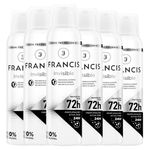 2022104108--01-Kit-Desodorante-Aerossol-Francis-Invisible-150ml---6-Unidades