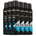 2022104116--01-Kit-Desodorante-Aerossol-Francis-Men-Active-150ml---6-Unidades