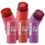 2022104131-02-Kit-3-Jelly-Tint-Ricca-3-em-1-Cereja-Pessego-e-Vinho