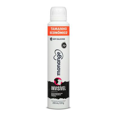 Desodorante Aerossol Monange Invisivel 200ml