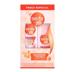 Kit Seda Colágeno E Vitamina C Shampoo 300ml + Condicionador 190ml