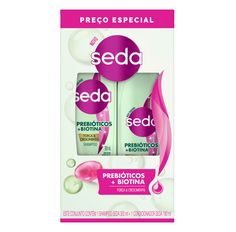 Kit Seda Prebióticos E Biotina Shampoo 300ml + Condicionador 190ml
