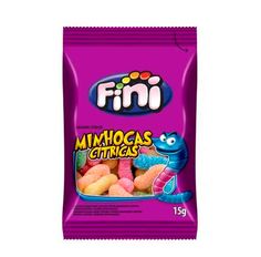 Bala Fini Minhocas Cítricas15g