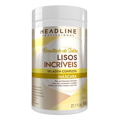 Máscara Headline Lisos Incríveis 800g