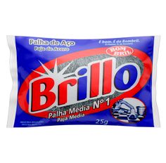 Palha De Aço Brillo Média N°1 25g