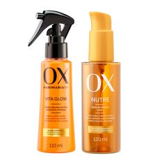Kit Ox Sérum Ox Mari Maria Vita Glow 110ml E Óleo Capilar OX Nutritivo 3 Em 1 120ml