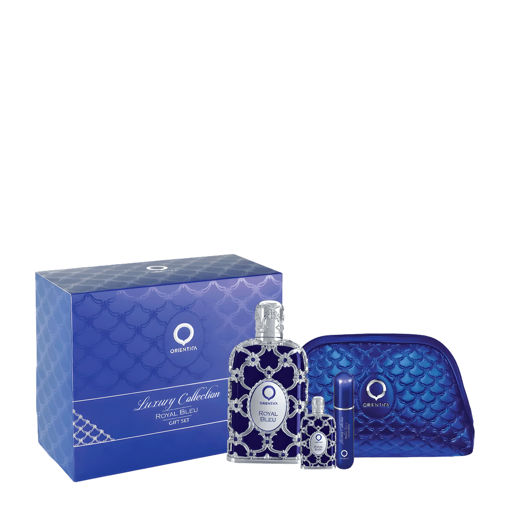 Orientica Kit Royal Bleu Edp 80ml + Miniatura 7,5ml + Atomizer + Necessaire