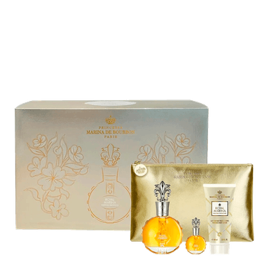 Kit Royal Diamond Marina de Bourbon - Edp 100ml + Edp 7,5ml + Body Lotion 100ml + Necessaire