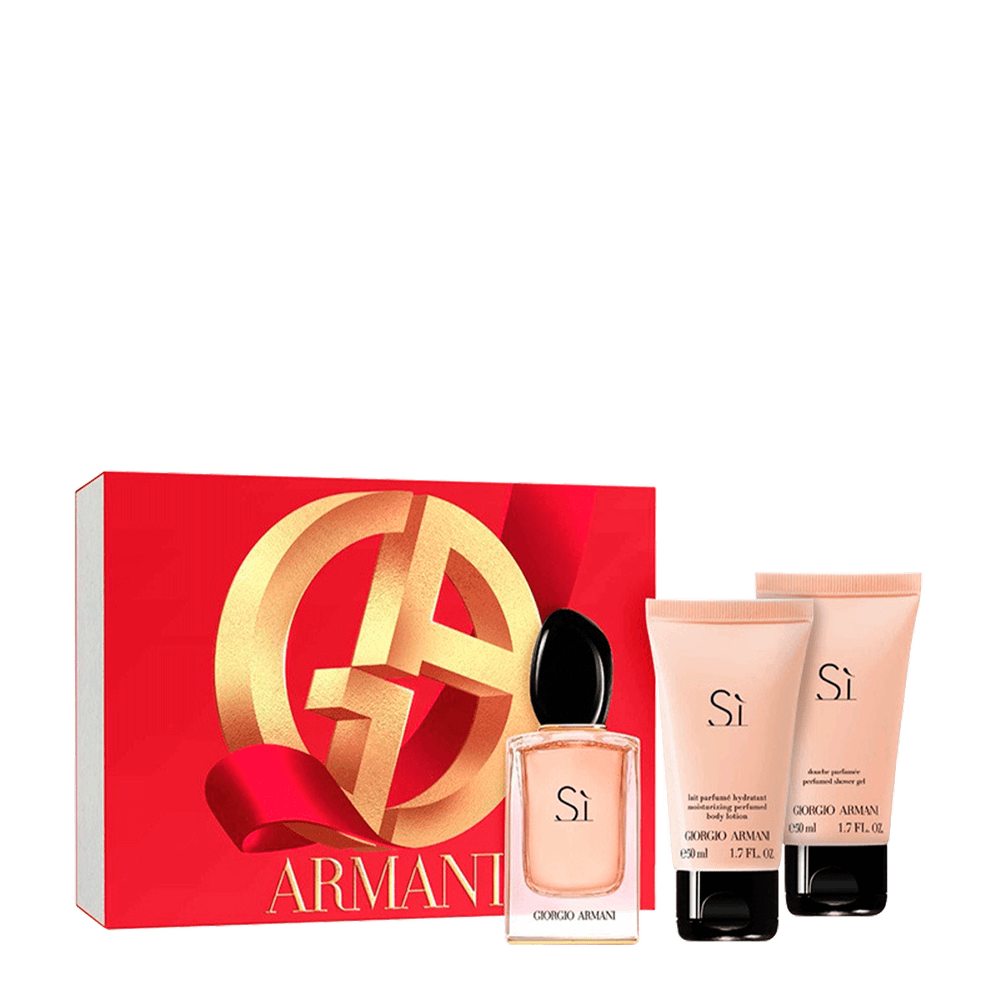 Kit Giorgio Armani Sì - Eau de Parfum 50ml + Shower Gel 50ml + Body Lotion 50ml